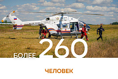 Более 260 человек спасли экипажи Московского авиационного центра за полгода
