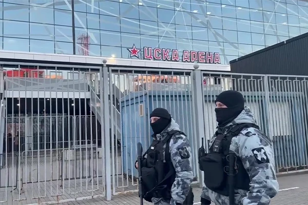 В Москве Росгвардия обеспечила безопасность матча КХЛ 