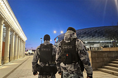 Охрану общественного порядка и безопасность на крупных спортивных матчах в Москве обеспечила Росгвардия