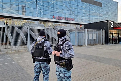 Сотрудники и военнослужащие Росгвардии обеспечили безопасность спортивного матча в Москве 