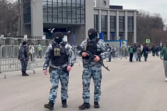 Росгвардия обеспечила безопасность матча РПЛ в Москве