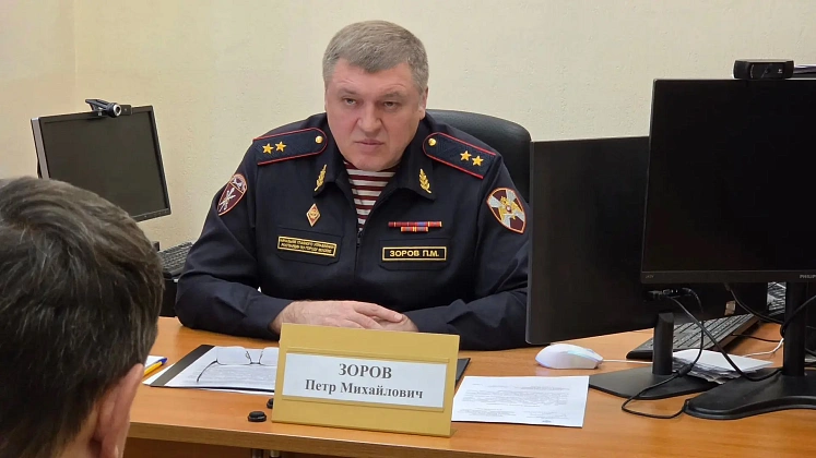 Начальник столичного главка Росгвардии провёл личный приём граждан