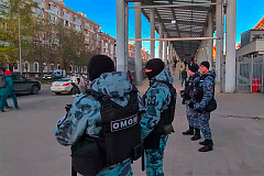  Росгвардия обеспечила безопасность матча Чемпионата России по футболу  в Москве