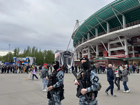 В Москве Росгвардия обеспечила безопасность футбольного матча РПЛ
