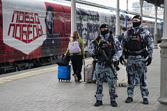 Росгвардия обеспечила безопасность в период стоянки Поезда Победы  в Москве