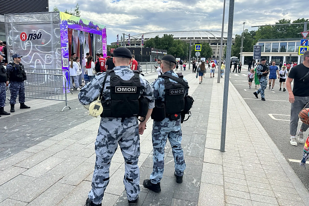 Росгвардия обеспечила безопасность во время проведения крупных спортивных мероприятий в Москве
