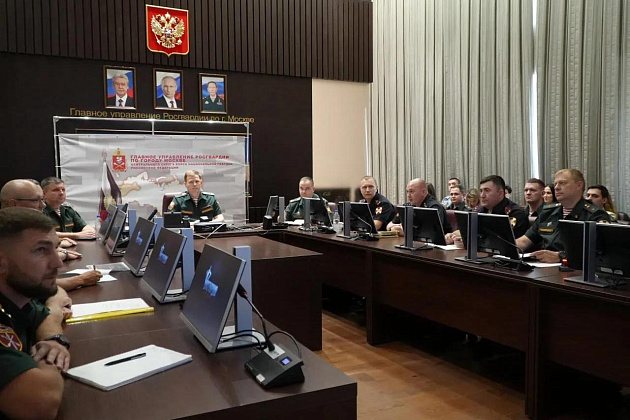На базе Главного управления Росгвардии по городу Москве прошли учебно-методические занятия 