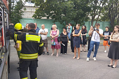 В Академическом районе жители встретились со спасателями 