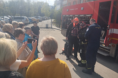 Огнеборцы рассказали жителям, что такое пожар на самом деле