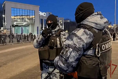Общественную безопасность на спортивных матчах в Москве обеспечили росгвардейцы